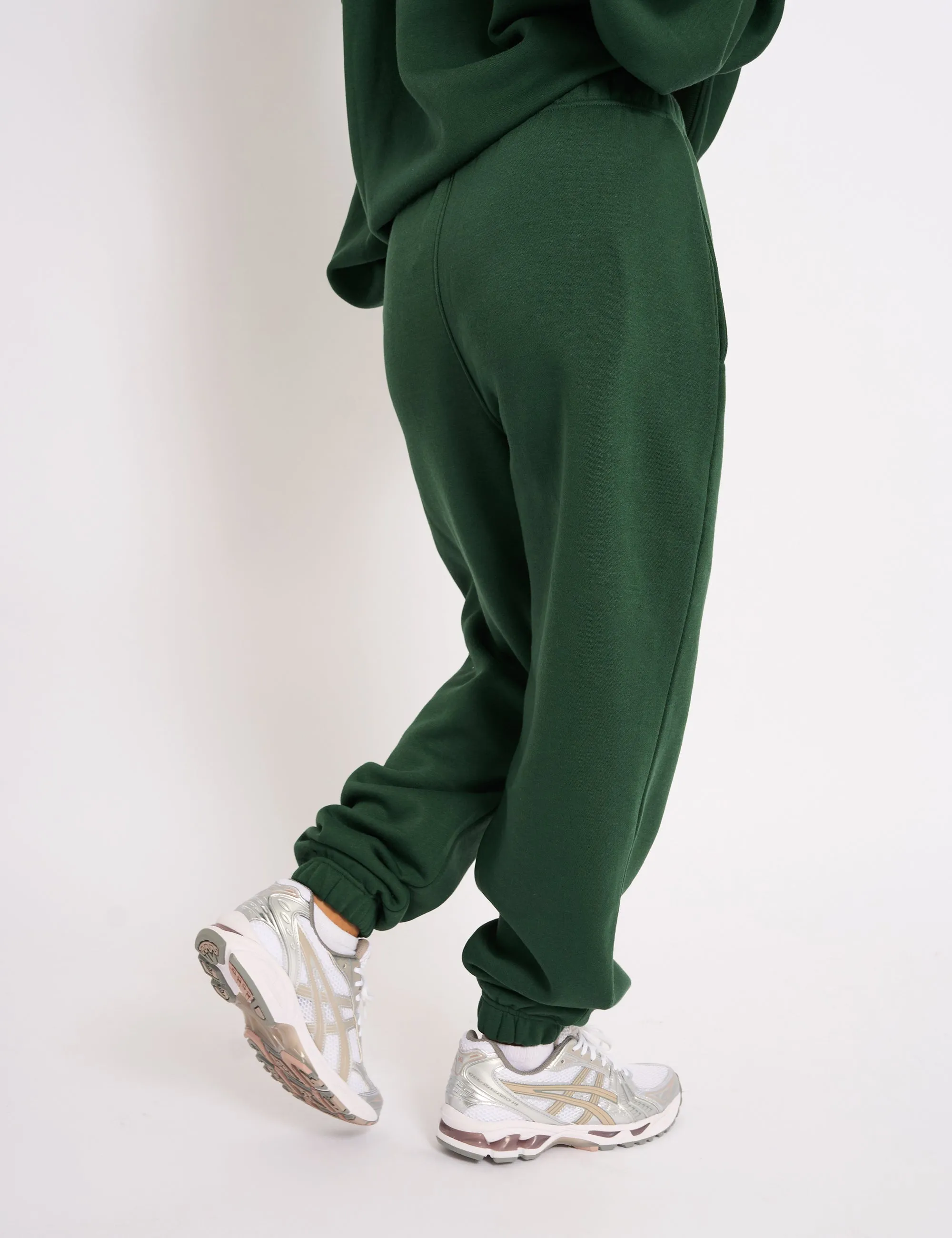 Kaiia Cuffed Joggers Forest Green