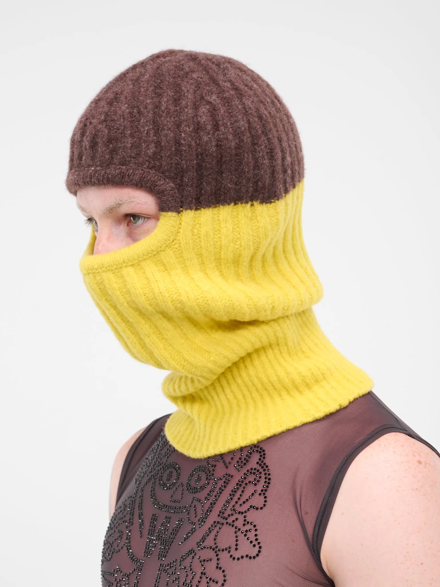 Knit Balaclava (9013-COM-II-DARK-BROWN)