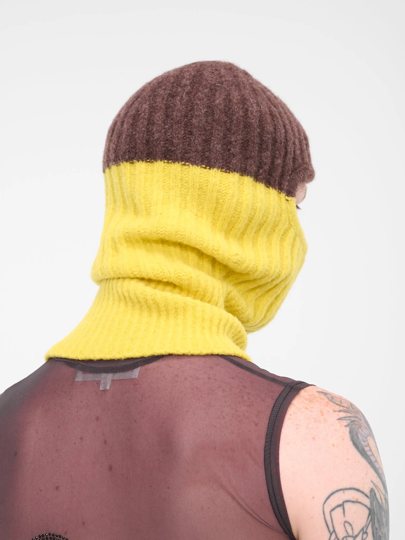 Knit Balaclava (9013-COM-II-DARK-BROWN)