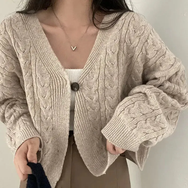 Knitted Crop Cardigan