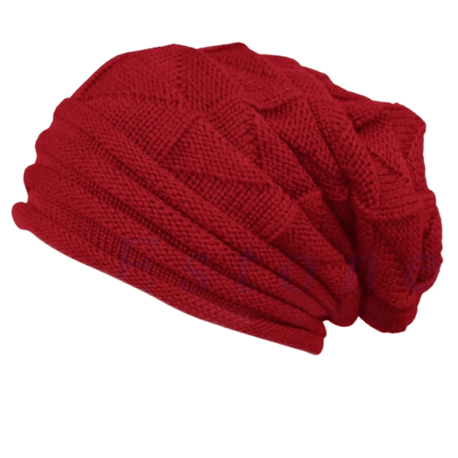 Knitted Women's Baggy Beanie Hat