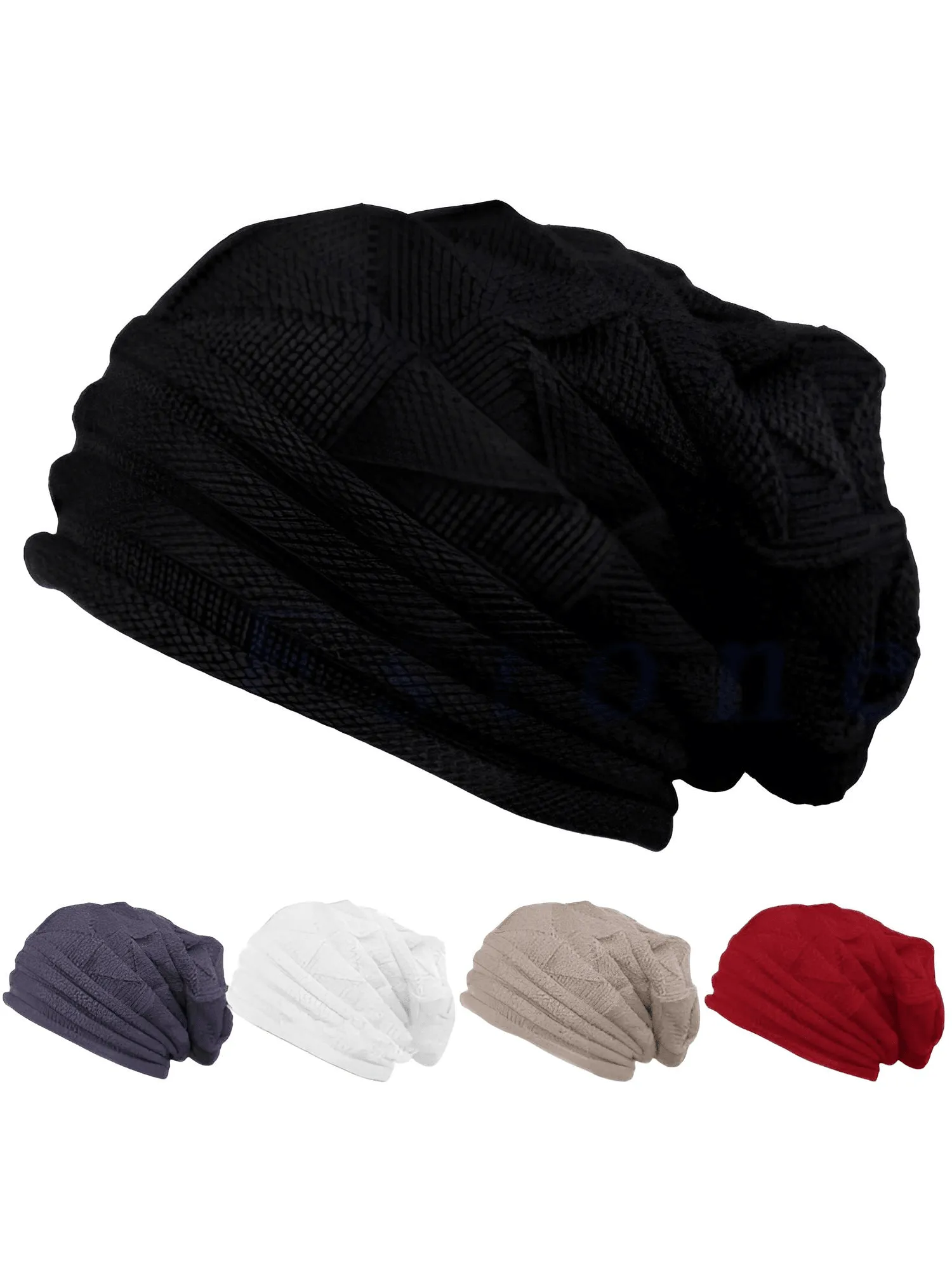 Knitted Women's Baggy Beanie Hat