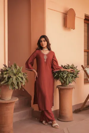 Majesty Alexa Silk  Kurta Set With Dupatta