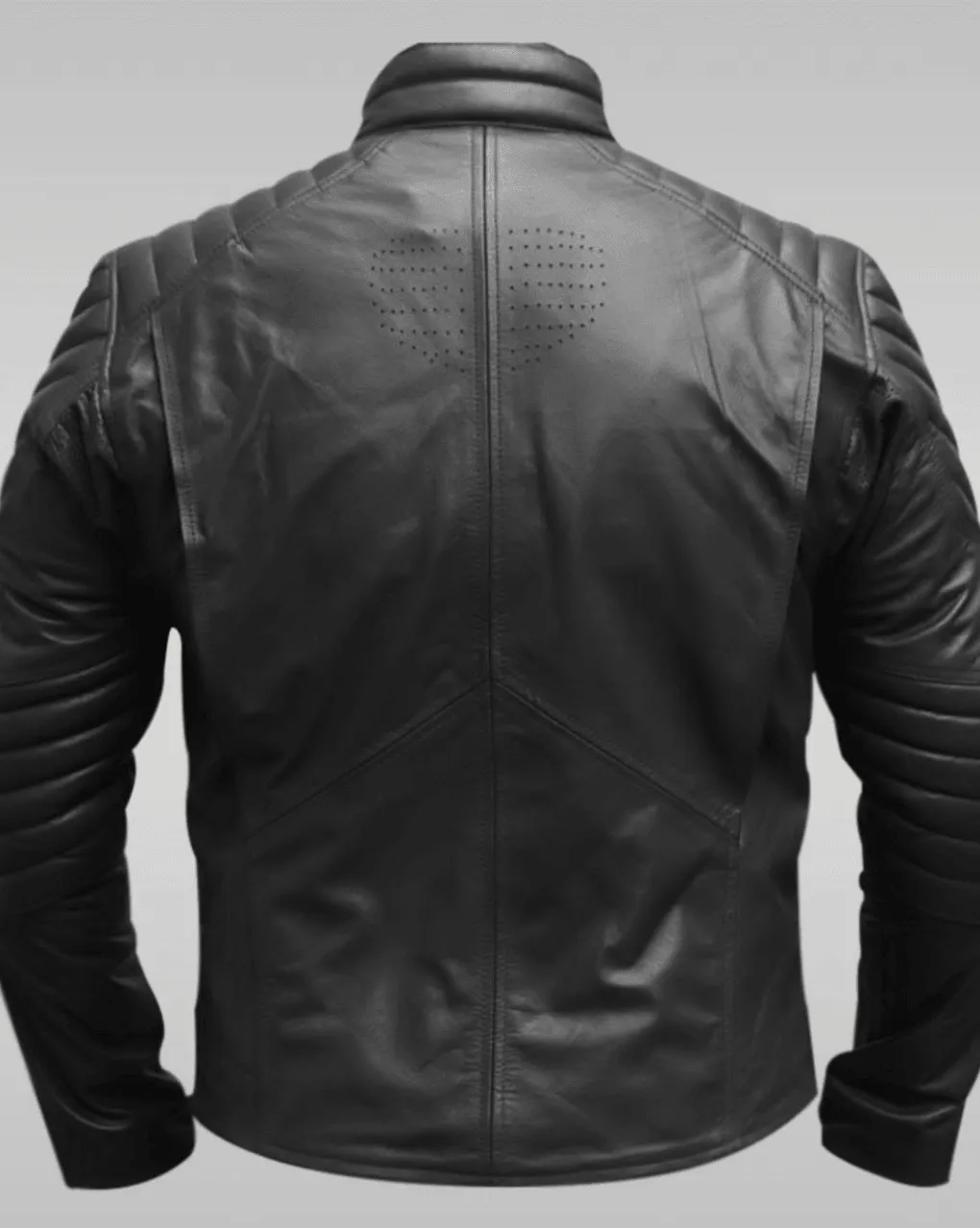 Mens Black Superman Leather Jacket