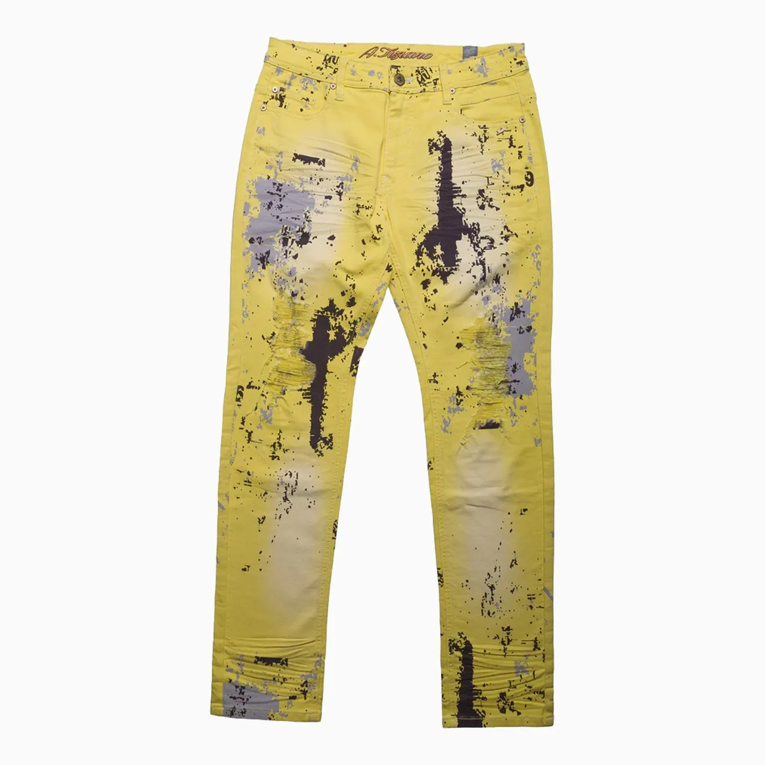 Men's Kai Printed Twill Denim Pant