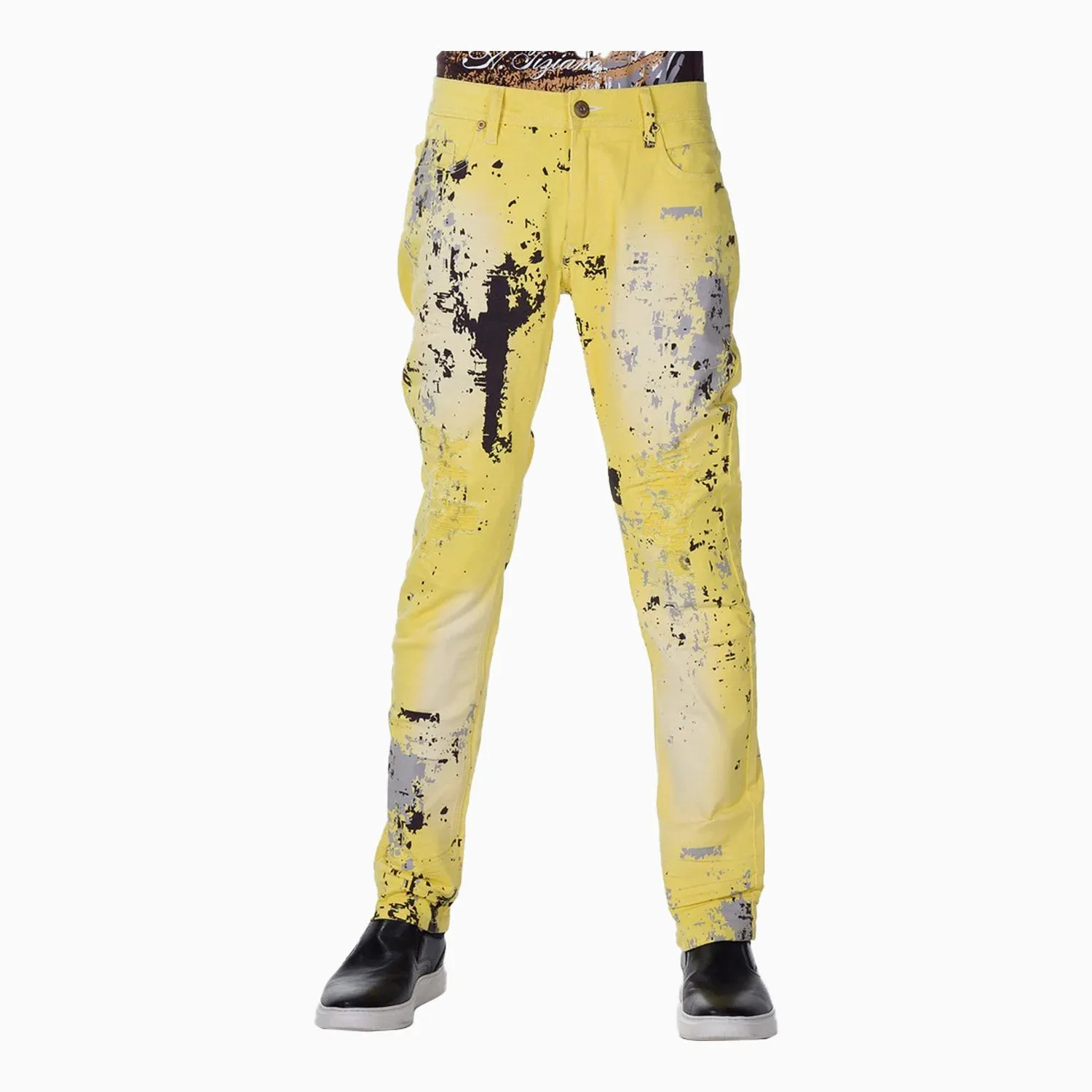 Men's Kai Printed Twill Denim Pant