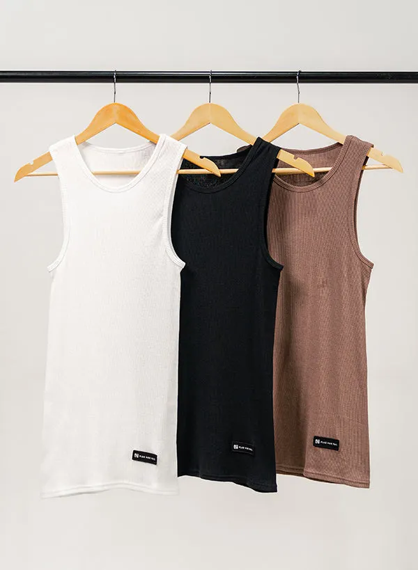 MENS RIBBED TANK BUNDLE