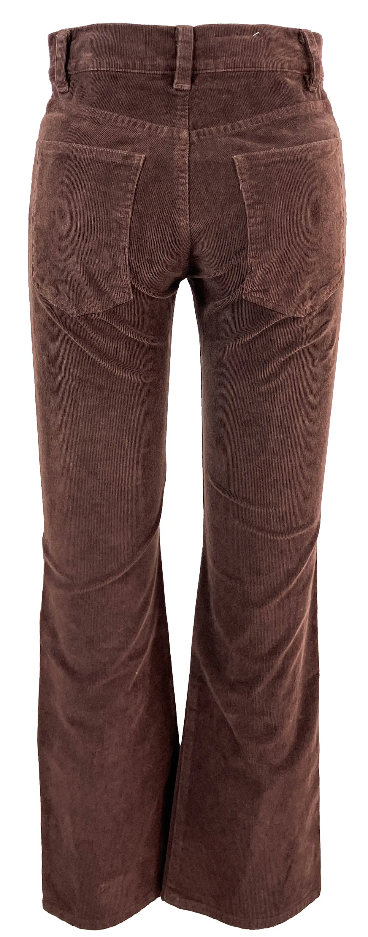 Nili Lotan Boot Cut Corduroy Pants in Espresso