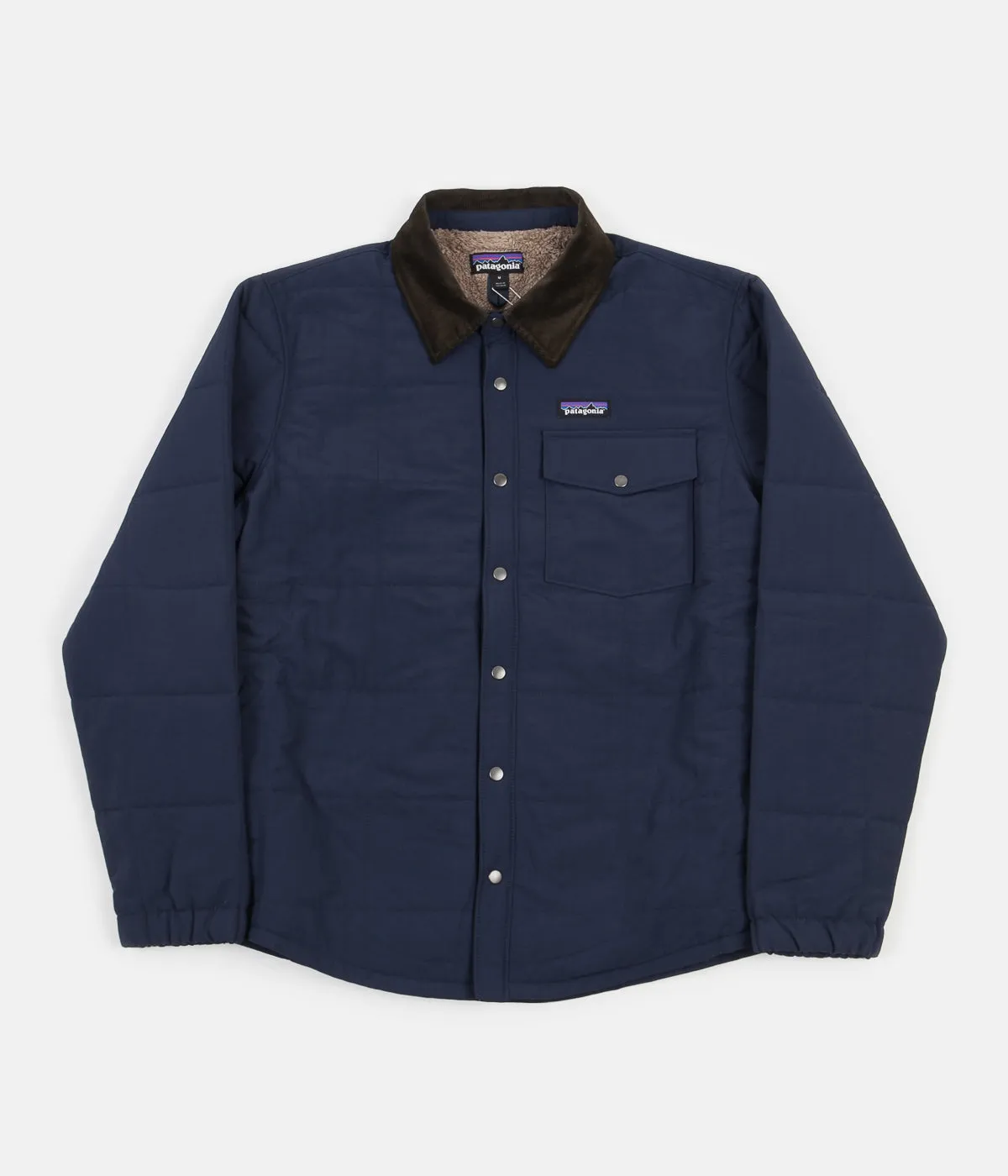 Patagonia Isthmus Quilted Shirt Jacket - New Navy