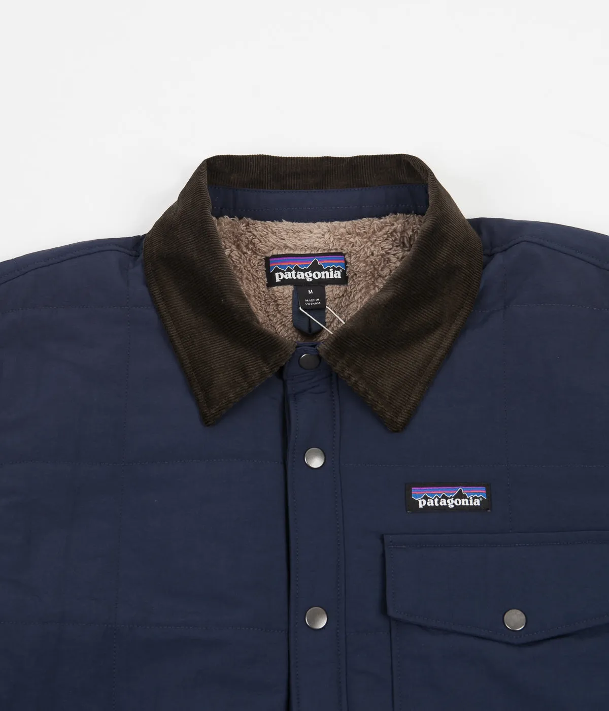 Patagonia Isthmus Quilted Shirt Jacket - New Navy