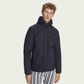 Quilted Jacket (Navy)