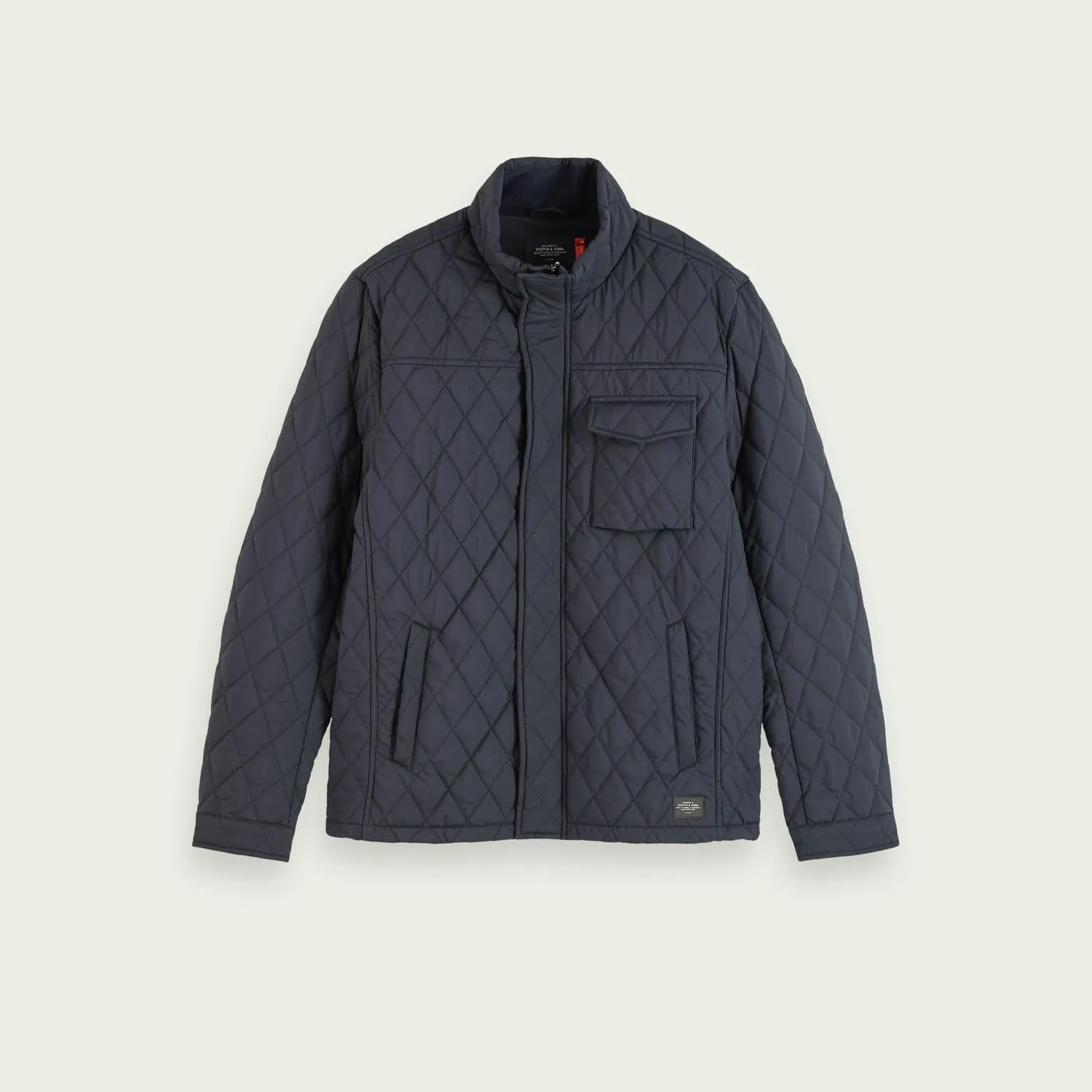 Quilted Jacket (Navy)