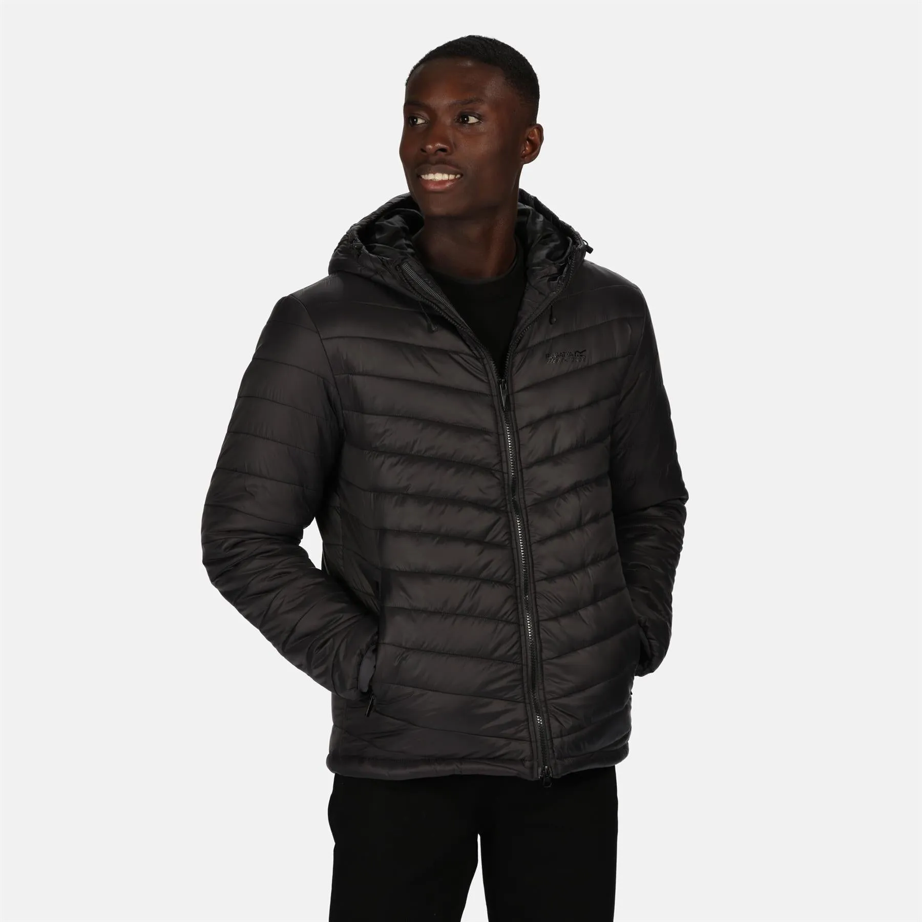 Regatta Mens Volter Loft Heated Insulated Quilted Hooded Jacket