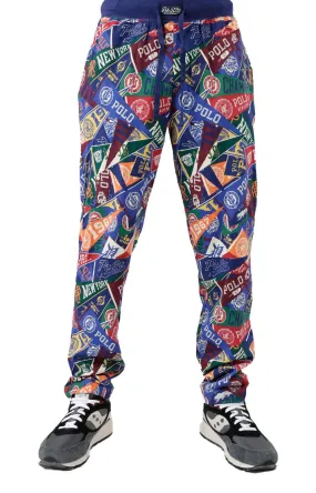 Ribbed Waistband Pajama Pants - Prep Rally Design