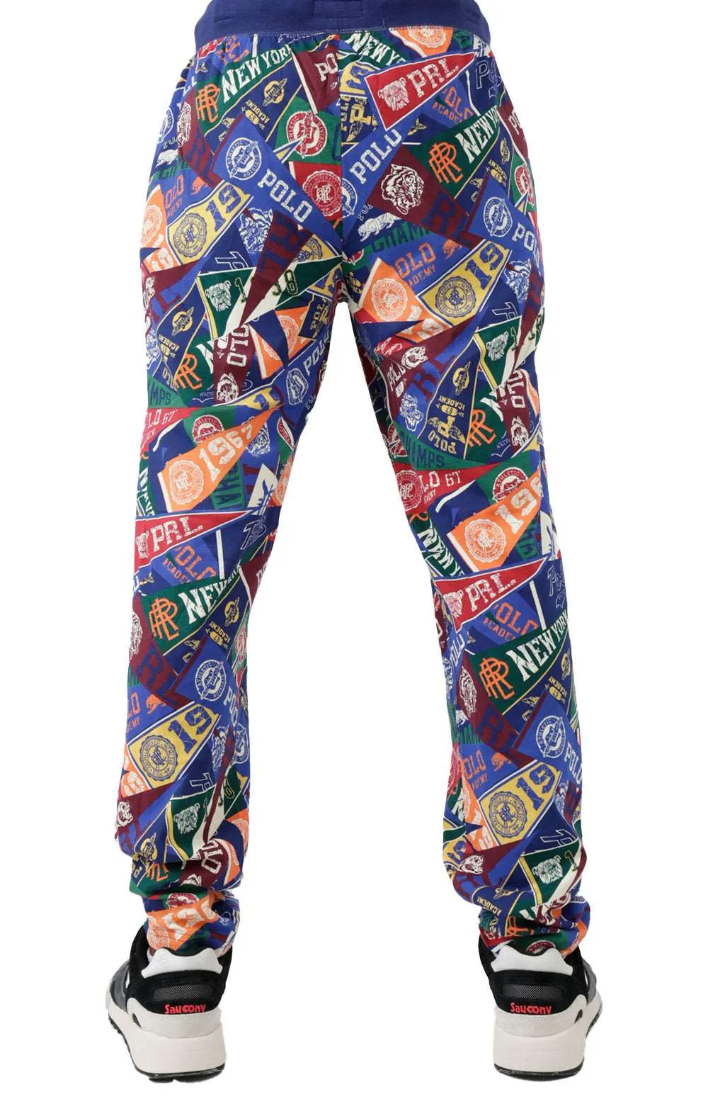 Ribbed Waistband Pajama Pants - Prep Rally Design