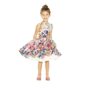 Sandrine Watercolor Floral Dress