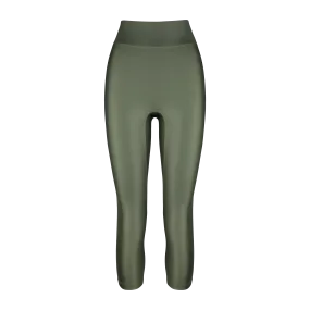 SECOND LIFE - Cora Compression Leggings Olive Size M