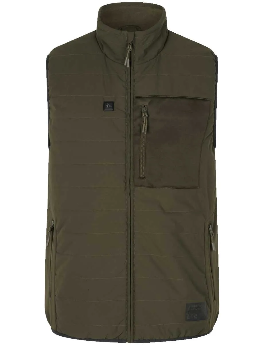 SEELAND Celsius Heat Waistcoat - Mens - Pine Green