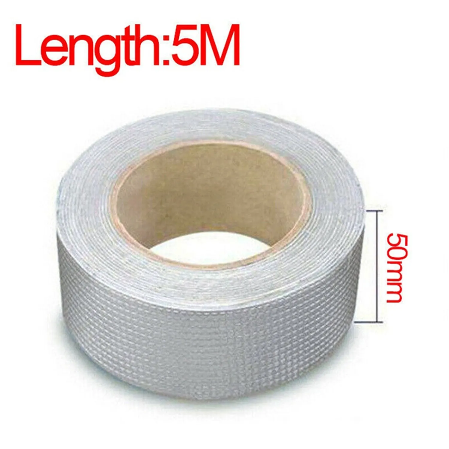 Self-Adhesive Insulation Resistant High Temperature Heat Reflective Aluminium Foil Duct Tape Roll (0.8mm)