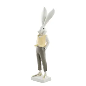 Sevia Easter Bunny figurine 36.5 cm yellow man