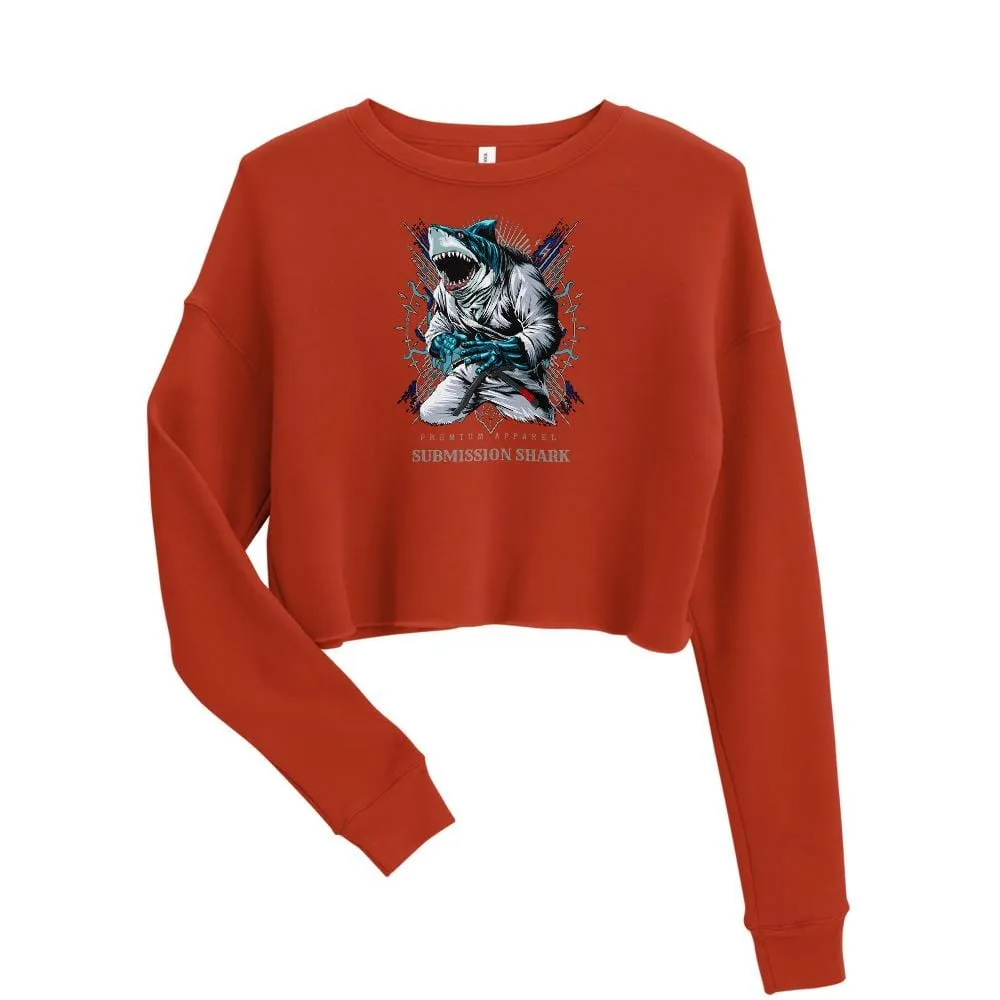 Shark Frenzy ~ Crop Sweatshirt