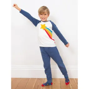 Shooting Star Applique Long Sleeve Shirt - 1 Left Size 3-4 years