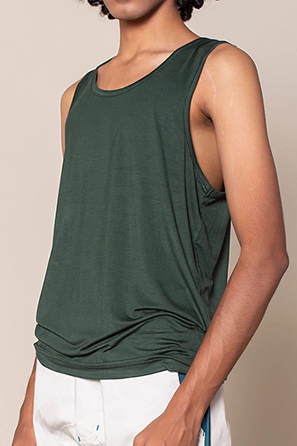 Solo Bamboo Tank Dark Green Joshua Tree 2.0