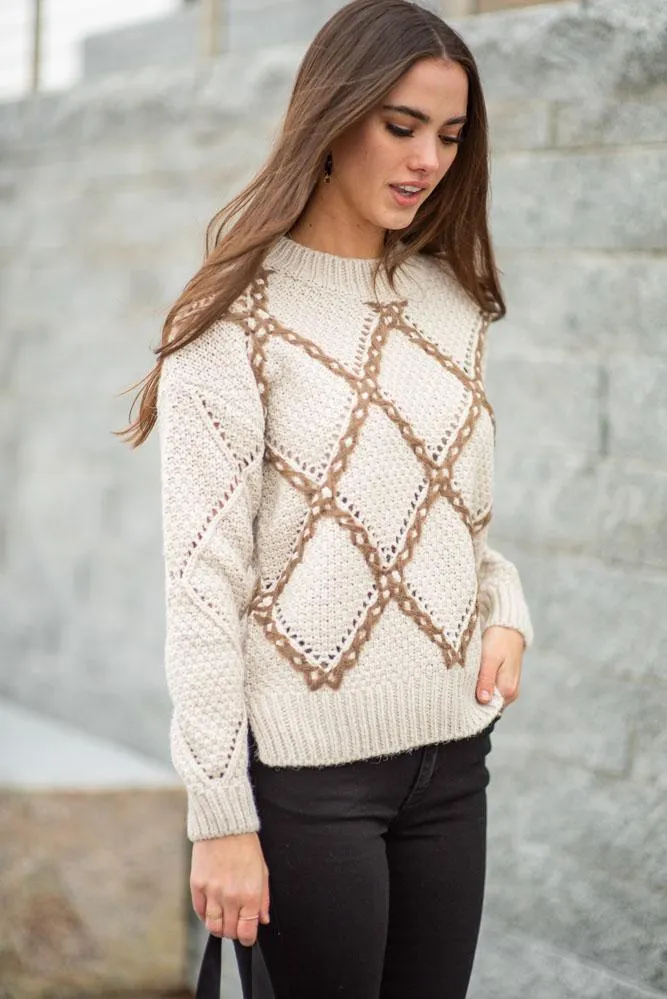 Sylvie Cable Knit Sweater