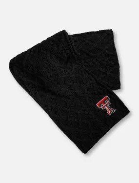 Texas Tech Black Double T "Circle" Scarf