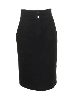 The Cue Wool Pencil Skirt