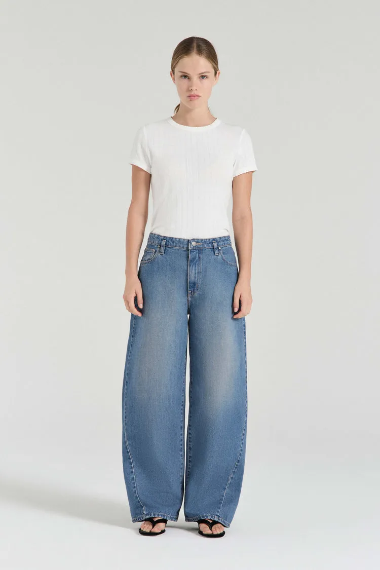 The Tahlia Denim Trousers - Blue