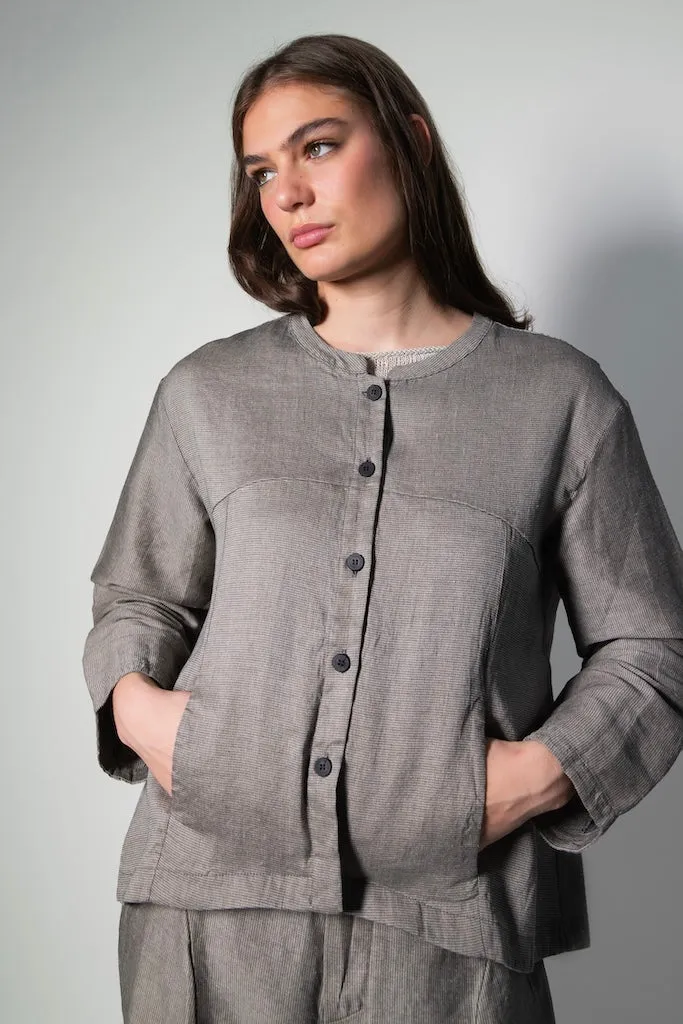 Transit Par Such Textural Jacket in Grey