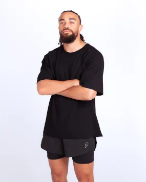 Tunero Raw Edge T-Shirt - Black