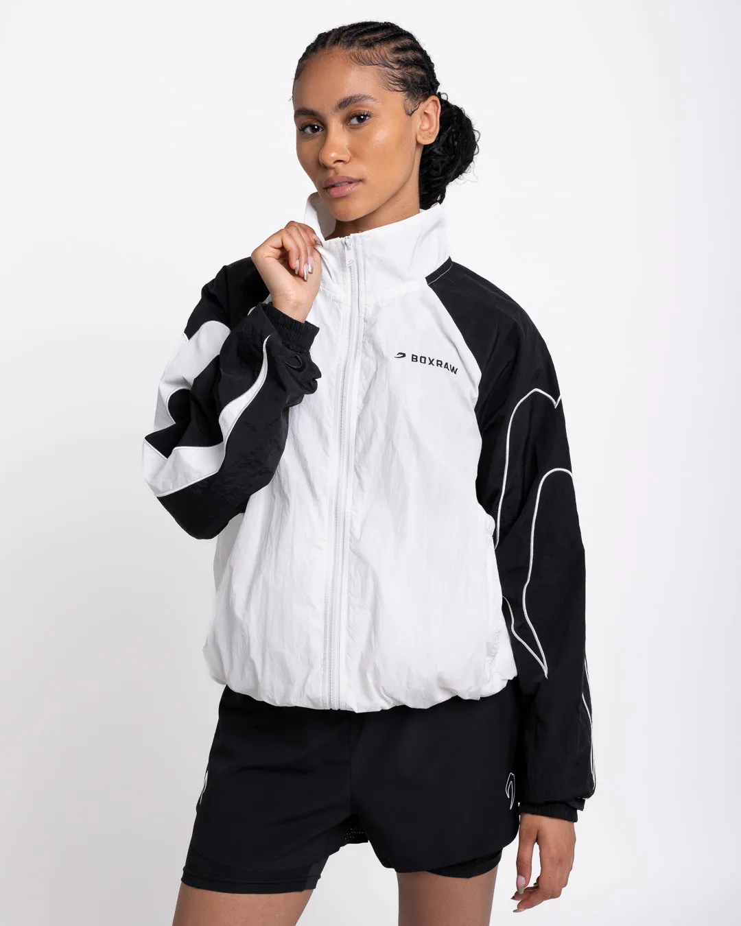 Tunero Track Jacket - White/Black