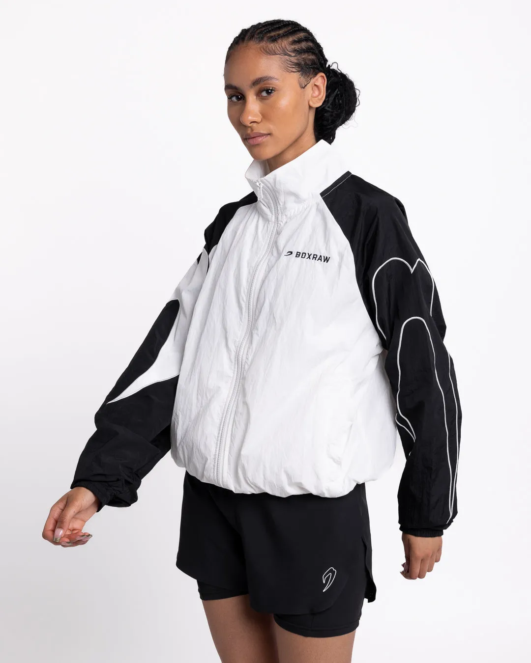 Tunero Track Jacket - White/Black