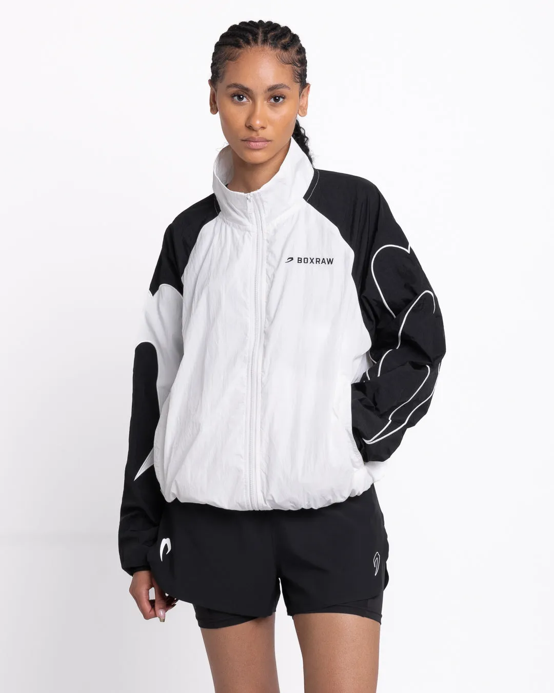 Tunero Track Jacket - White/Black