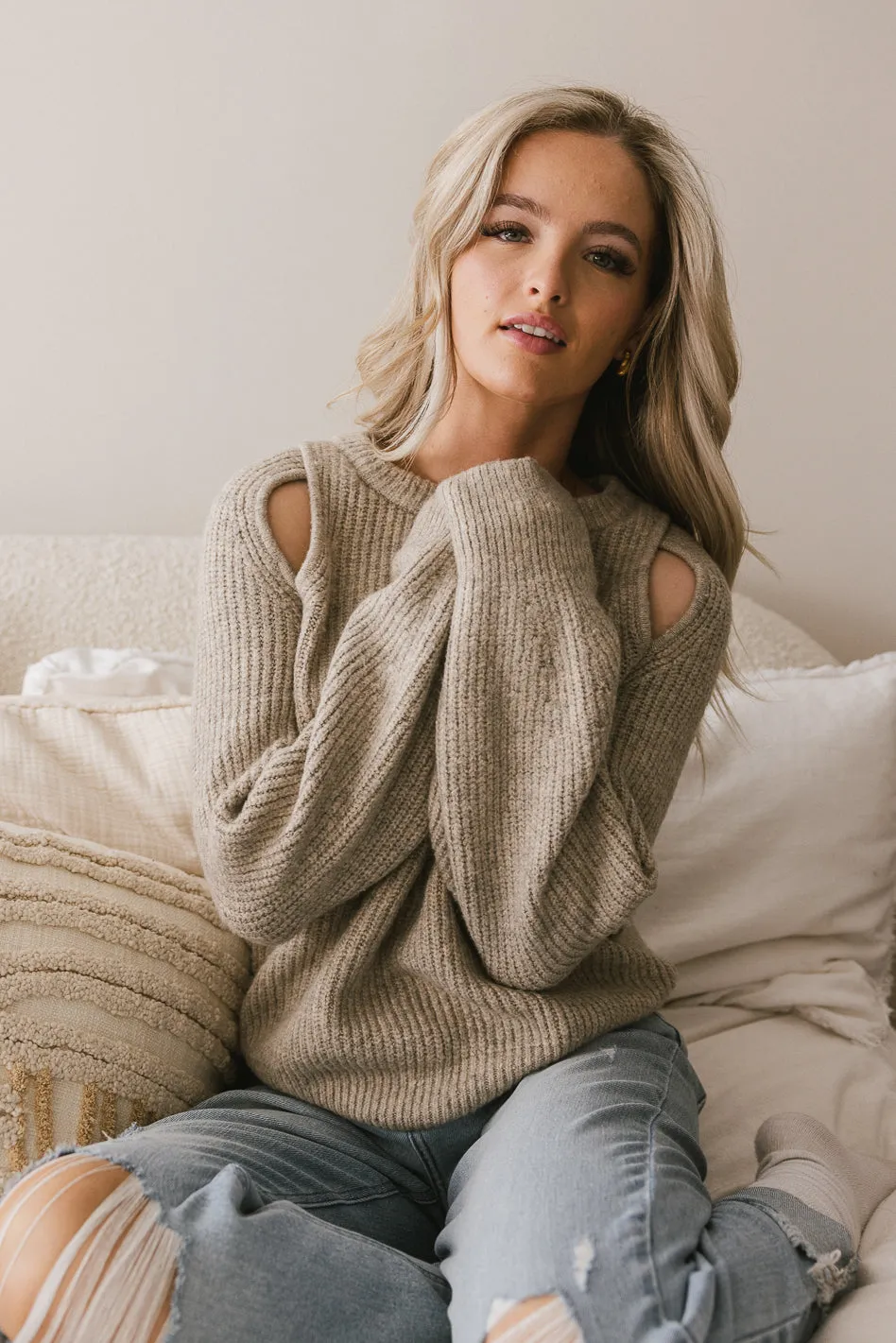 Vanessa Cut Out Sweater - FINAL SALE