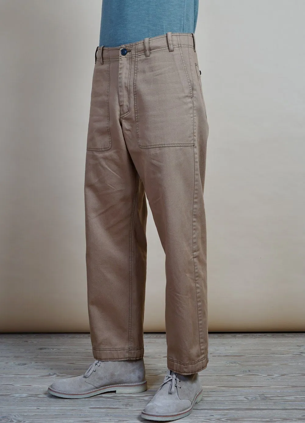 VILLE | Loose Fit Trousers | Cardboard