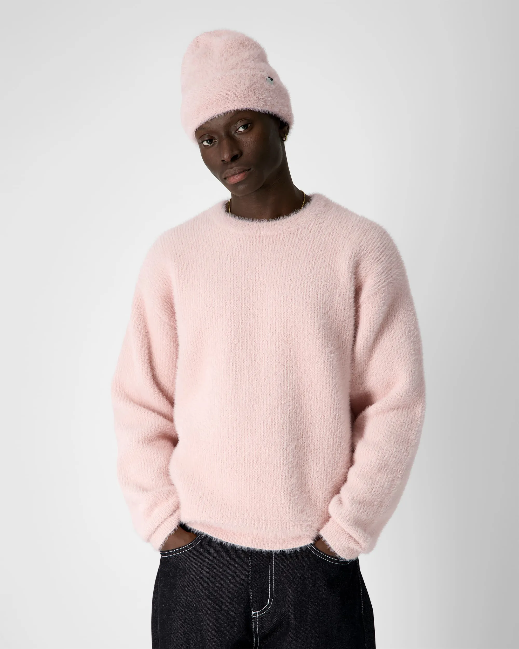 WDP Fuzzy Sweater - Rose