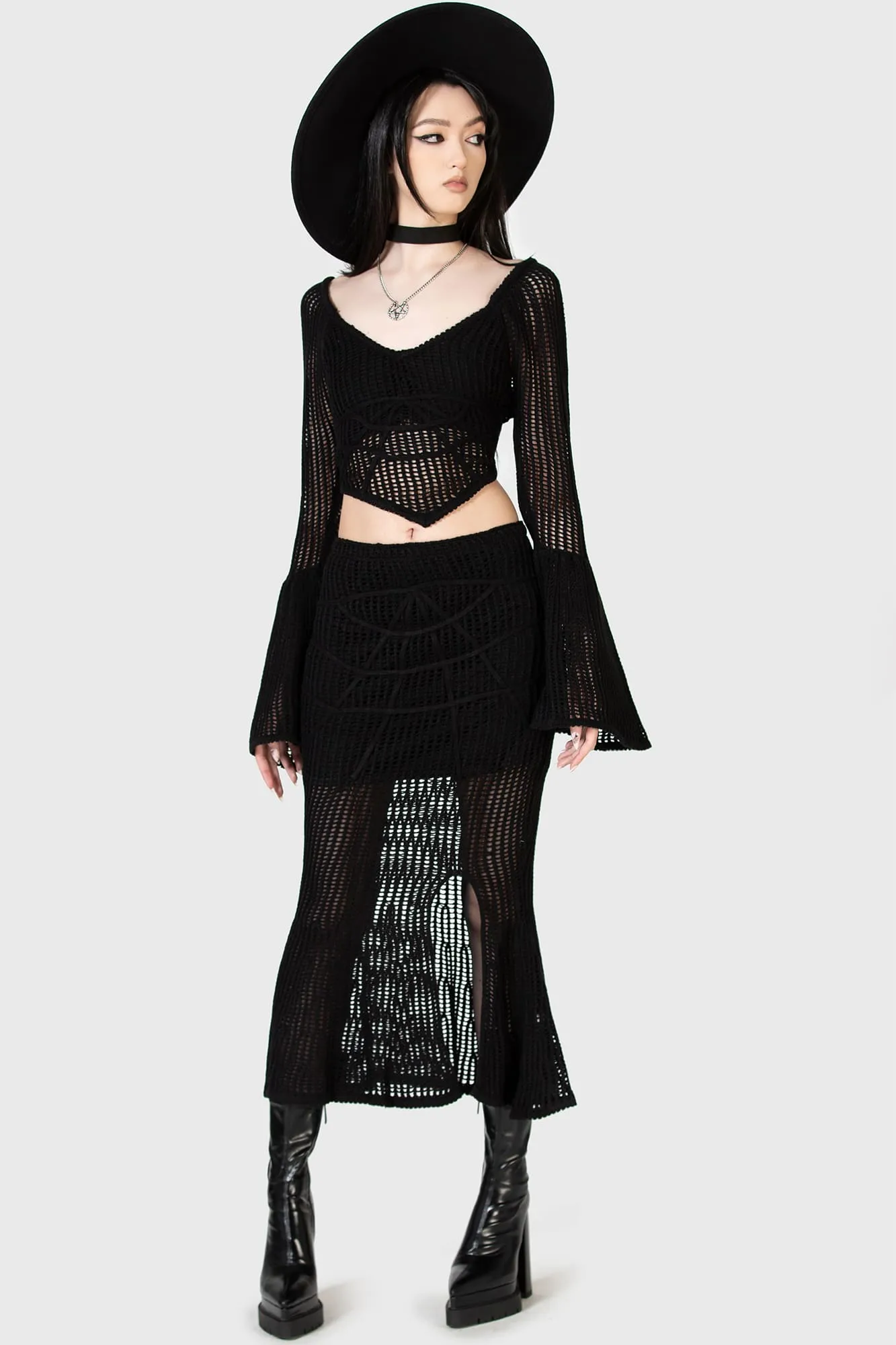 Widows Prey Knit Skirt - Resurrect