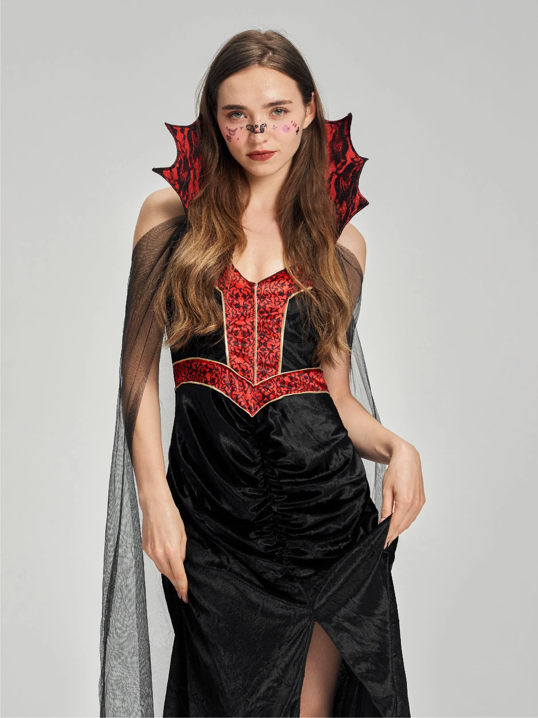 Women Vampire Costume Bodycon Dress