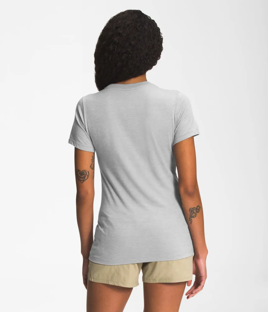 Women's S/S Half Dome Tee in Grey by The North Face