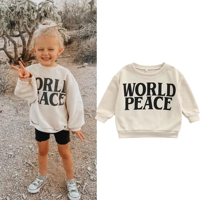 World Peace Toddler Sweater - Unisex World Peace Jumper