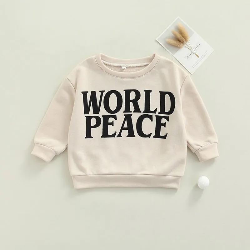 World Peace Toddler Sweater - Unisex World Peace Jumper