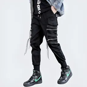 Zipper Pockets Techwear Joggers